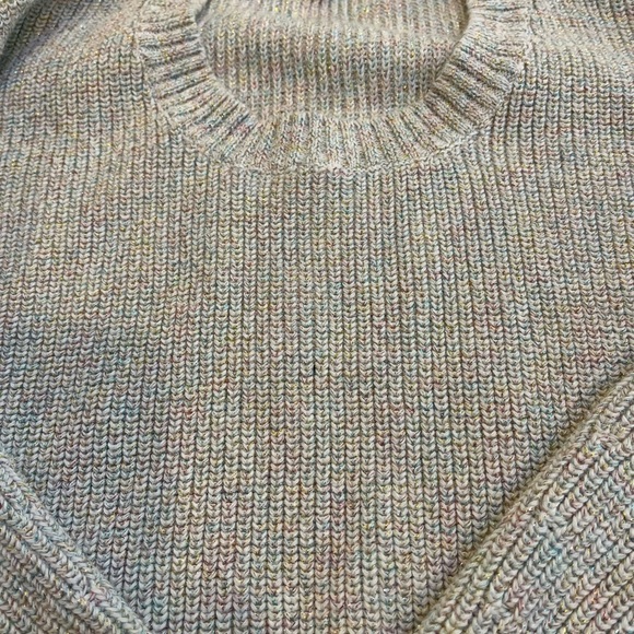 Women’s 525 White Sweater w/Metallic Sparkle Thread sz XL - Picture 8 of 9